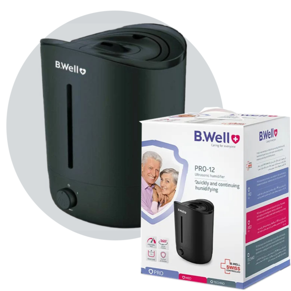 بخور سرد 5 لیتری ولومی B.Well Swiss PRO-12 Black