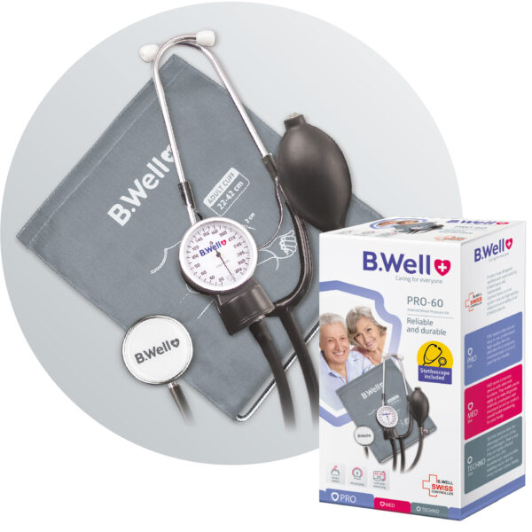 فشارسنج عقربه ای با گوشی B.Well Swiss PRO-60