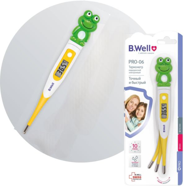 تب سنج دیجیتال قورباقه B.Well Swiss PRO -06
