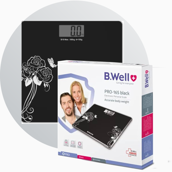 ترازو دیجیتال  B.Well Swiss  WK-165 Black